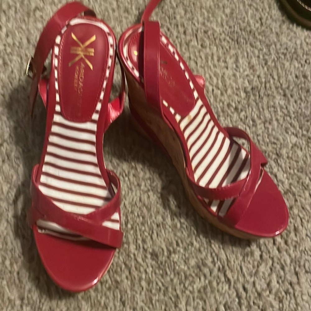 Kardashian Kollection wedged heels size 7